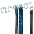 Cuier de perete pentru curele si cravate Classico, iDesign, 38x7.5x5.8 cm, otel