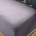 Cearceaf de pat cu elastic Claire, Homla, 200x200 cm, bumbac, gri