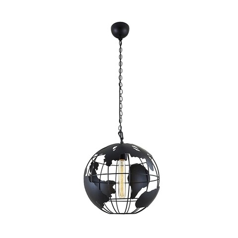 Lustra Dunya, Maison in Design, Ø30 cm, 1 x E27, 40W, negru