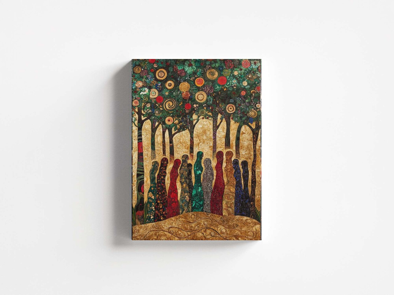 Tablou decorativ, YNS-1045-80 x 120, Lemn, Multicolor - view 4