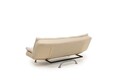 Canapea extensibila cu 3 locuri, Futon, 859FTN2894, Metal , Crem
