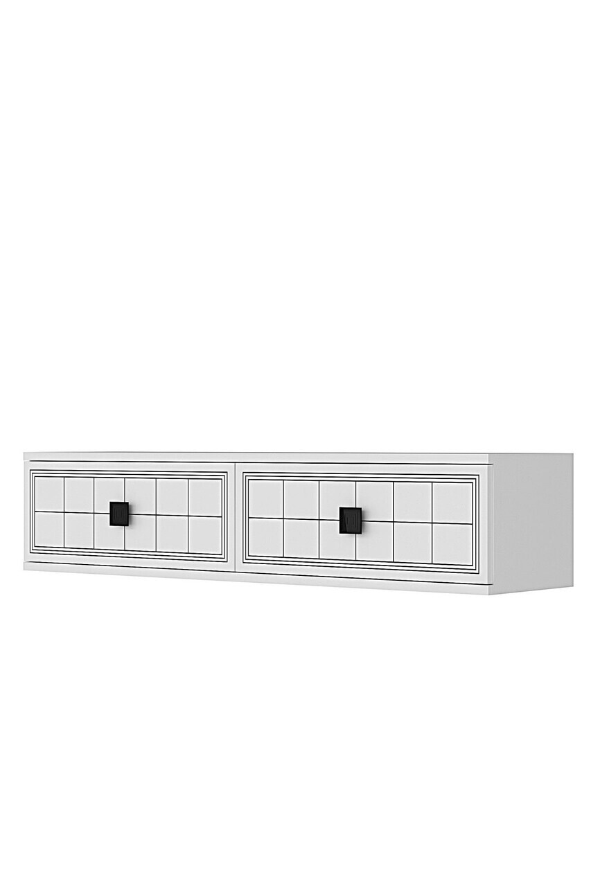 Dulap, Hanah Home, Yuka 120, 120x25.5x29.6 cm, Alb — imaginea 5