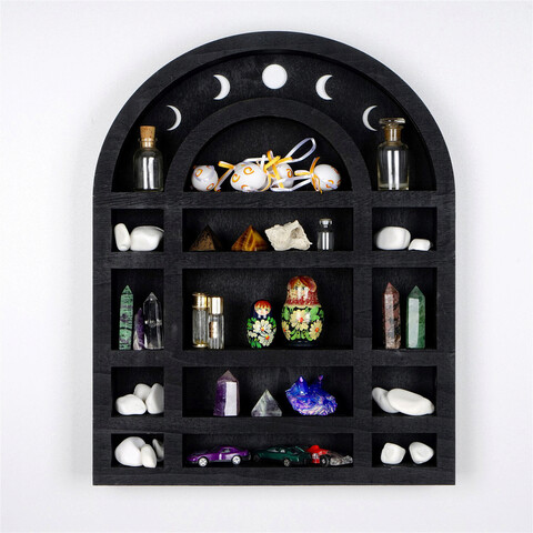 Decoratiune de perete, meh140, lemn, taiat cu laser, negru