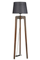 Lampadar, Luin, 534LUN4411, Lemn de brad, Nuc / Negru