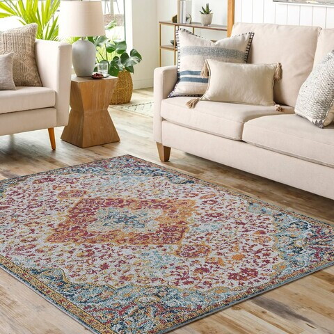 Covor, Woopamuk176, 140x220 cm, BUMBAC/POLIESTER, Multicolor