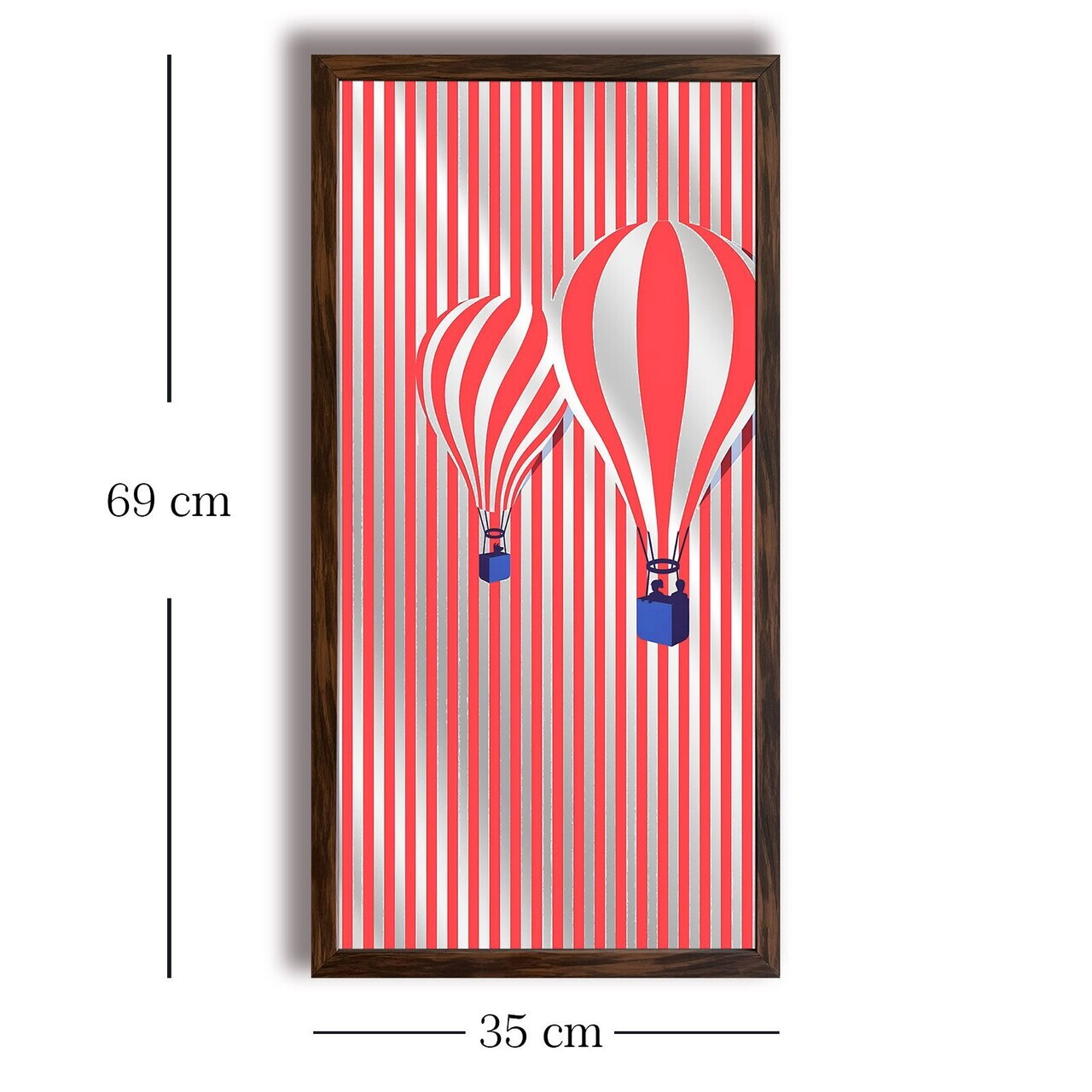 Tablou decorativ, Ahsalct-011, Cadru: 100% PVC (Grosime: 2 cm), Multicolor — imaginea 4