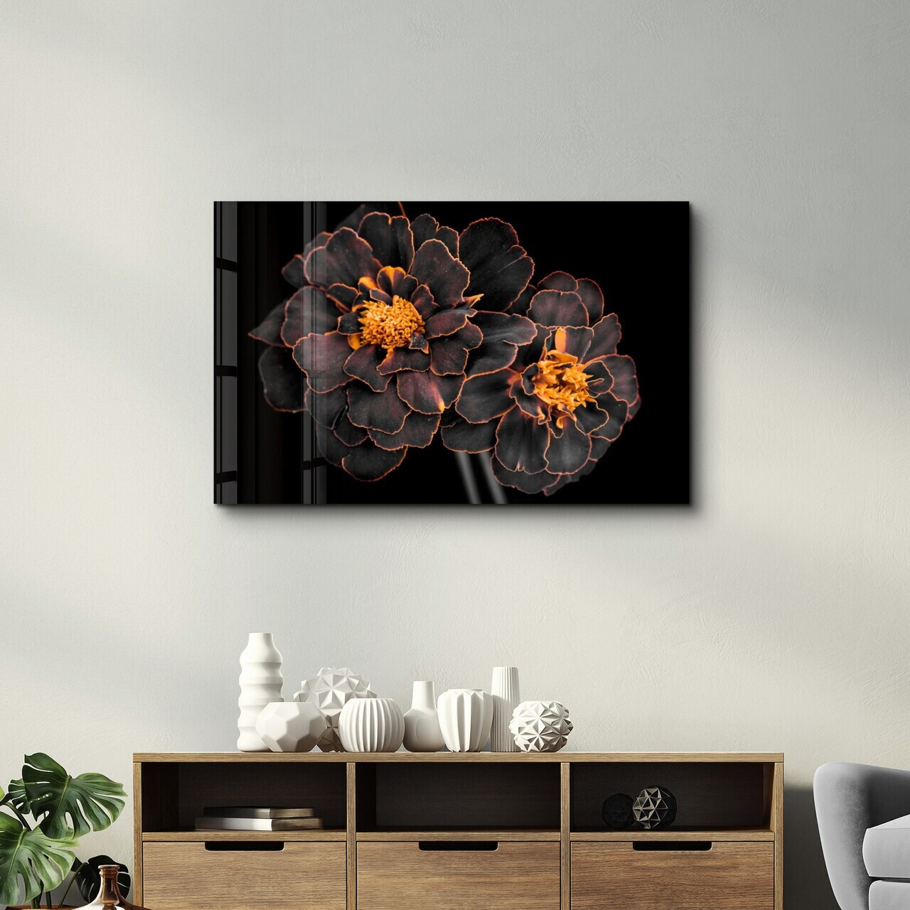 Tablou decorativ, OGLS-9012, Dimensiune: 35 x 55 cm, Multicolor — imaginea 2