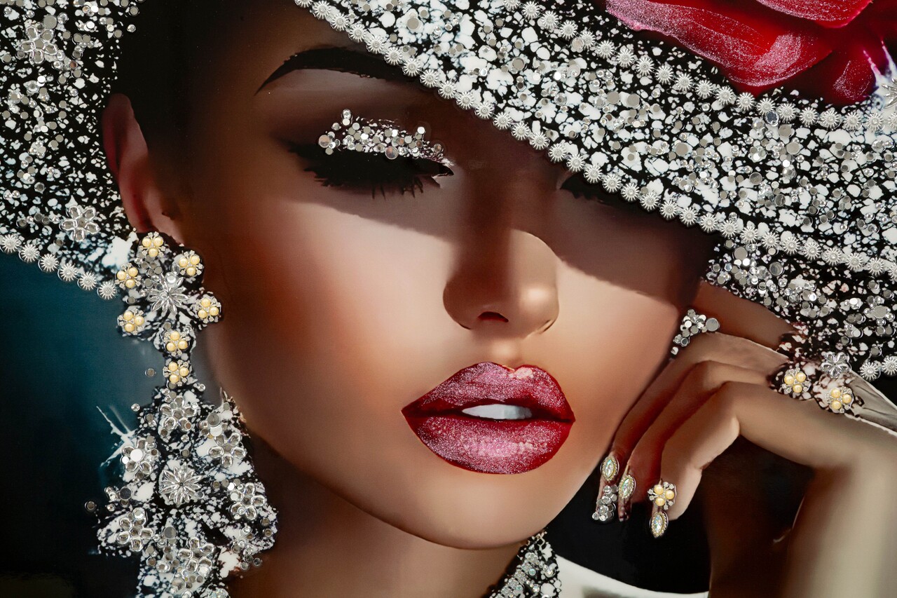 Tablou decorativ Mauro Ferretti Orleans -A 102x152 cm lemn de pin/canvas multicolor