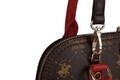 Geanta Beverly Hills Polo Club, 710, piele ecologica, maro/rosu