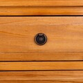 Comoda cu 5 sertare Creaciones Meng, 47x37x93 cm, lemnb de pin/MDF, maro