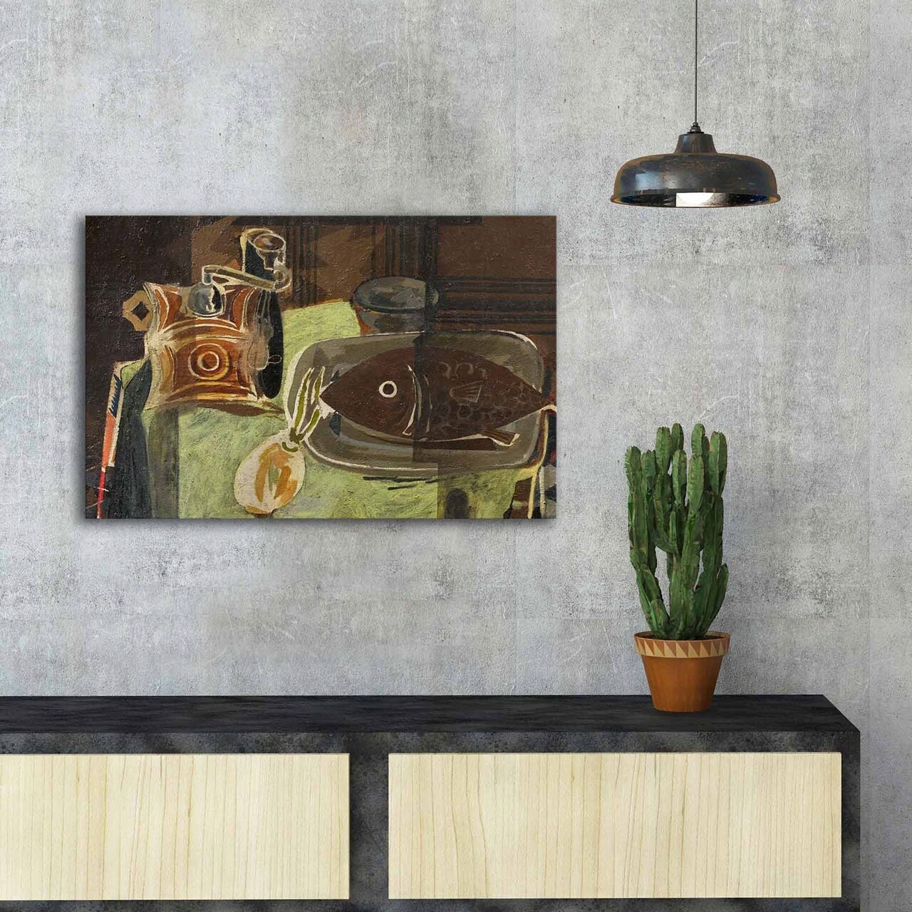 Tablou decorativ FAMOUSART-054 Dimensiune: 45 x 70 cm Multicolor