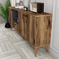 Consola, Hommy Craft, Napoli, 180x81x35 cm, PAL, Maro