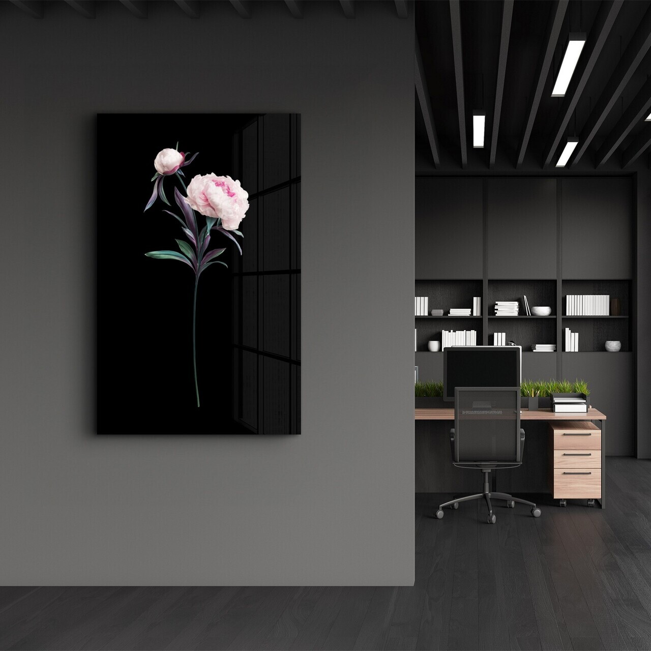 Tablou decorativ, OGLS-2095, Dimensiuni: 46 x 72 cm, Multicolor — imaginea 2