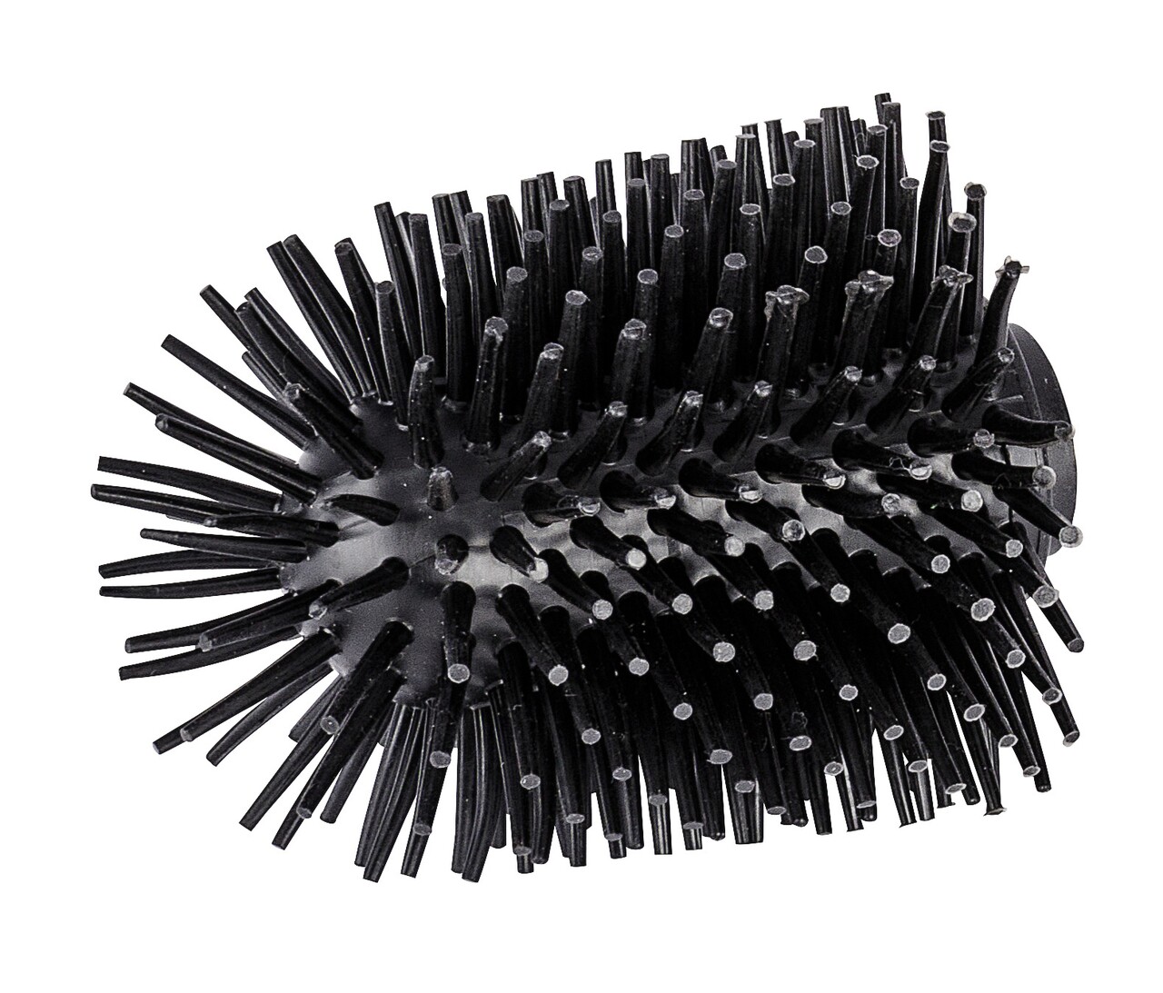 Rezerva perie din silicon pentru toaleta, Wenko, Ø 7.5 cm, negru