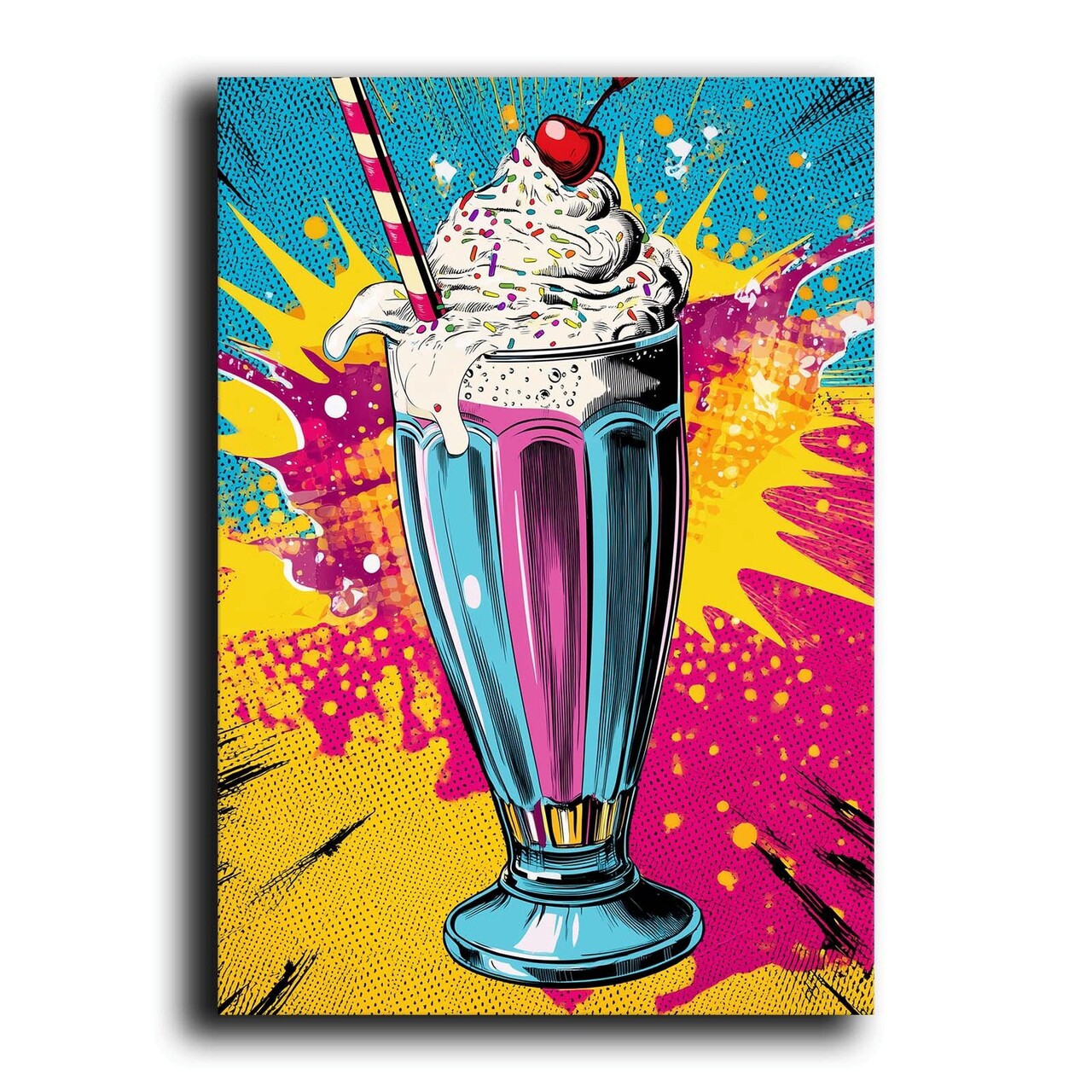Tablou decorativ, BSRPOPC-010, Lemn, Multicolor - view 3