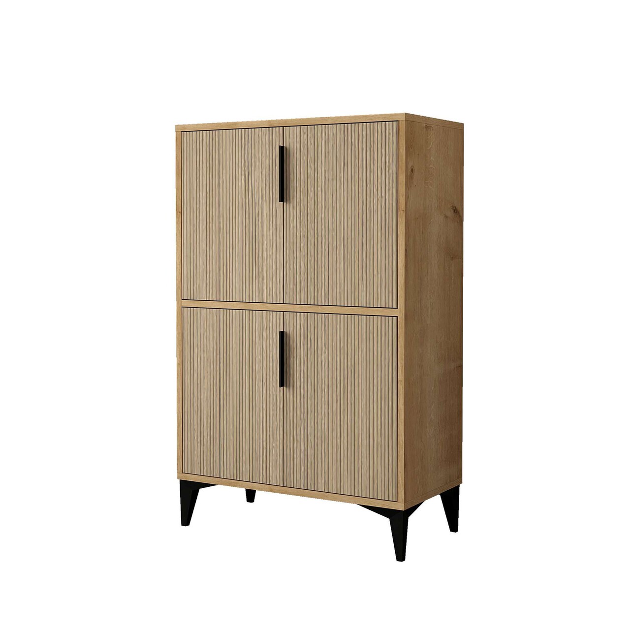 Dulap multifunctional, Hanah Home, 1405 Ada, 72x114x36.5 cm, PAL, Maro - view 9