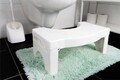 Scaunel pliabil pentru baie Maximex, Foldable, 41x22x17 cm, polipropilena, alb