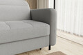 Coltar extensibil stanga 3 locuri ELTAP, LT-04ROY, Gomsi, 228x165x100 cm, lemn/poliester, gri deschis