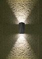 Aplica de perete pentru exterior Tay, TRIO, 10.6x6.2x20 cm, 4.5W, 2x SMD, aluminiu turnat, antracit