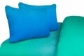 Lenjerie de pat dubla Marine, Heinner Home, 4 piese,  220 x 240 cm, 100% bumbac, albastru cu verde