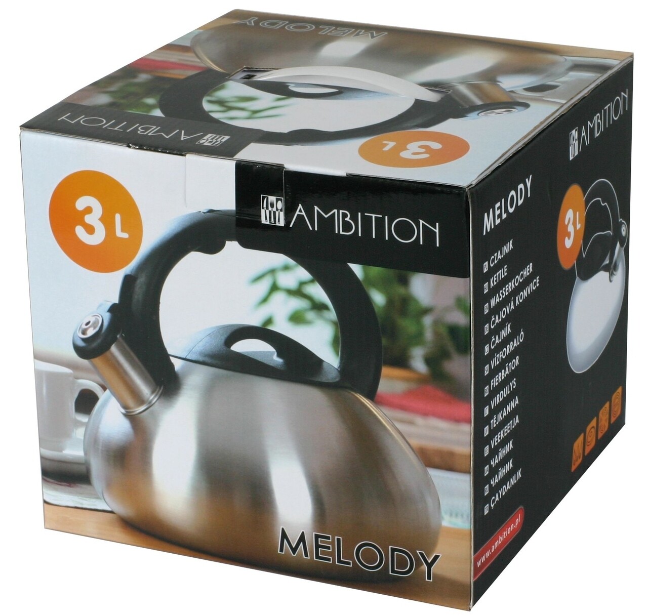 Ceainic inox Melody, Ambition, 3 L
