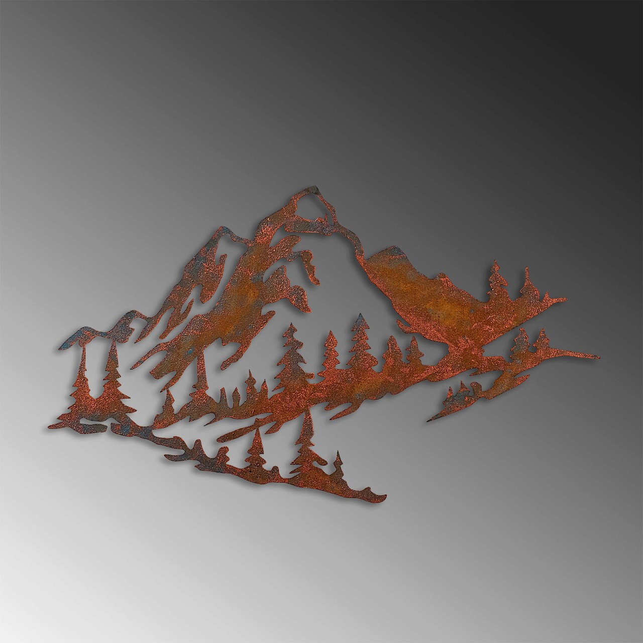 Decoratiune de perete, Mountain, 70 x 40 cm, Multicolor - imagine 4