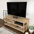 Comoda TV, Retricy, Pueblo, 120x44.6x47.4 cm, PAL, Aur / Stejar