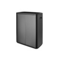 Cos de gunoi cu soft touch, Brabantia, Bo Touch, 2x30 L, 31.2x54.5x65.6 cm, otel, gri inchis