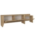 Comoda TV, Tera Home, Madura, 180x50x35 cm, PAL, Stejar