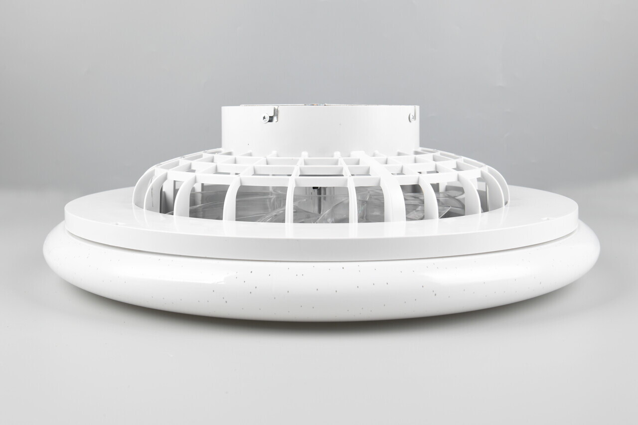 Plafoniera cu ventilator Stralsund, RL, 49x15 cm, 30W, 1x SMD, plastic, alb/titaniu - view 6