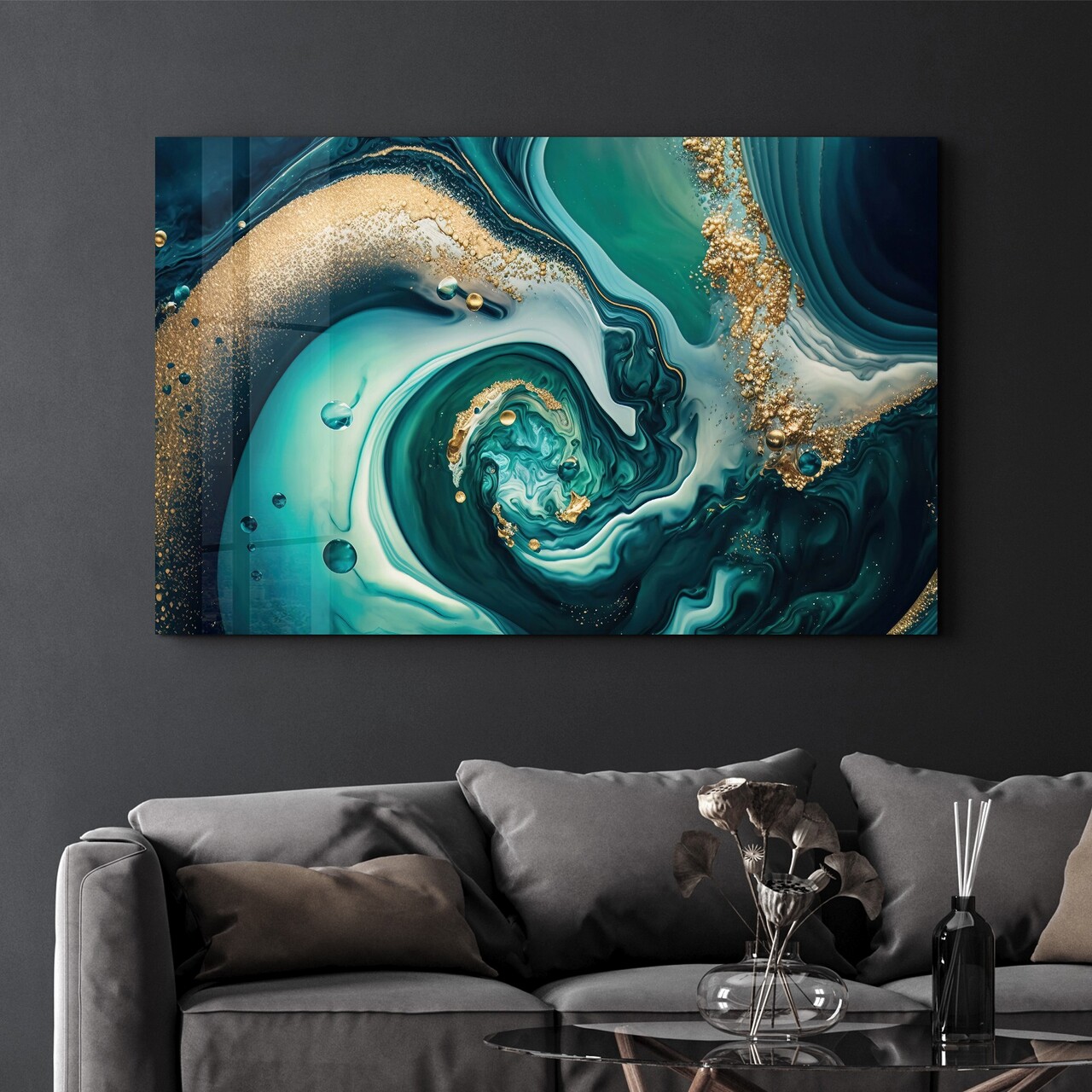 Tablou decorativ SPR-1369 Dimensiuni: 70 x 110 cm Multicolor