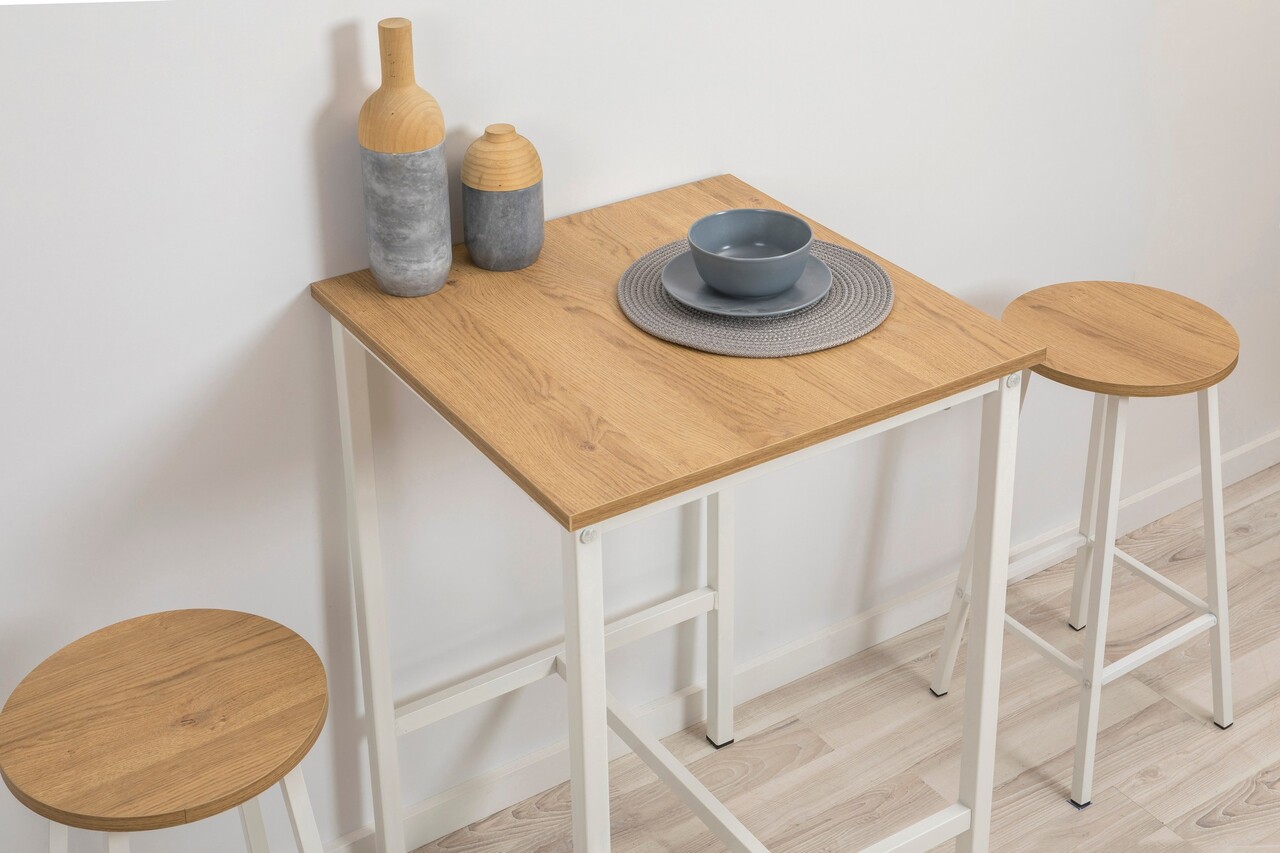 Scaun, Hanah Home, Mora, 32x65x32 cm, Alb - view 4