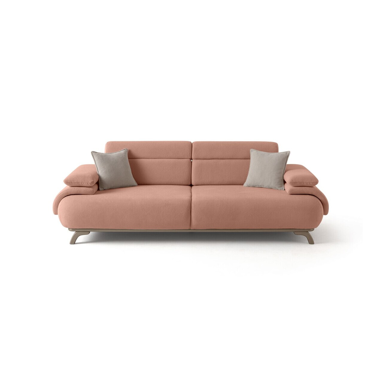 Canapea 3 locuri, Atelier del Sofa, 752EST1142, Lemn de carpen/PAL melaminat, Roz pudra - view 10
