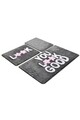 Set 3 covorase de baie Look, Chilai, 40x60 cm/50x60 cm/60x100 cm, gri