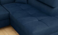 Coltar extensibil dreapta 4 locuri, ELTAP, Anton, 272x203x85 cm, lemn/poliester, bleumarin