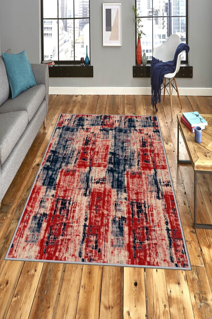 Covor Exfab334 100x300 cm Poliester Multicolor