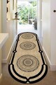 Covor, DC-4080-YOLLUK-77, 60x300 cm, Poliester, Negru