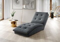 Sezlong living ELTAP, DOR-04VE, Doro, 170x85x95 cm, poliester, gri inchis