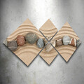 Set 4 tablouri decorative, 4MDF150269009, MDF, Imprimat UV, Multicolor