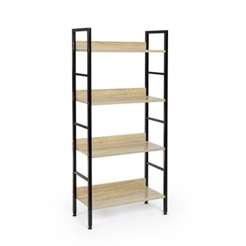 Biblioteca, elettra, bizzotto, 60x27.6x126 cm, pal melaminat/otel