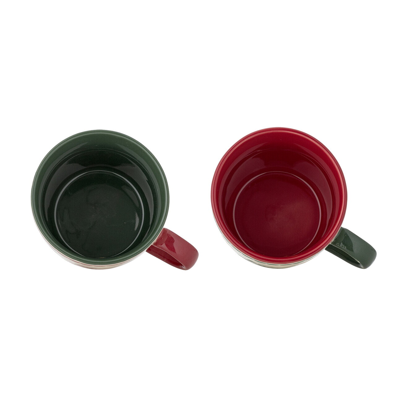 Set 2 cani, Bloomingville, Siffer, 9.5x8 cm, 300 ml, ceramica, multicolor — imaginea 6