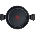 Cratita cu capac, Tefal, Simply Clean, 28 cm Ø, aluminiu/sticla