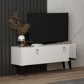 Comoda TV, Odessa, Tarab, 120x30x50 cm, PAL, Alb
