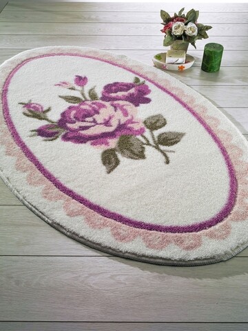 Covoras de baie Rosa, Confetti, Ø133 cm, roz Baie