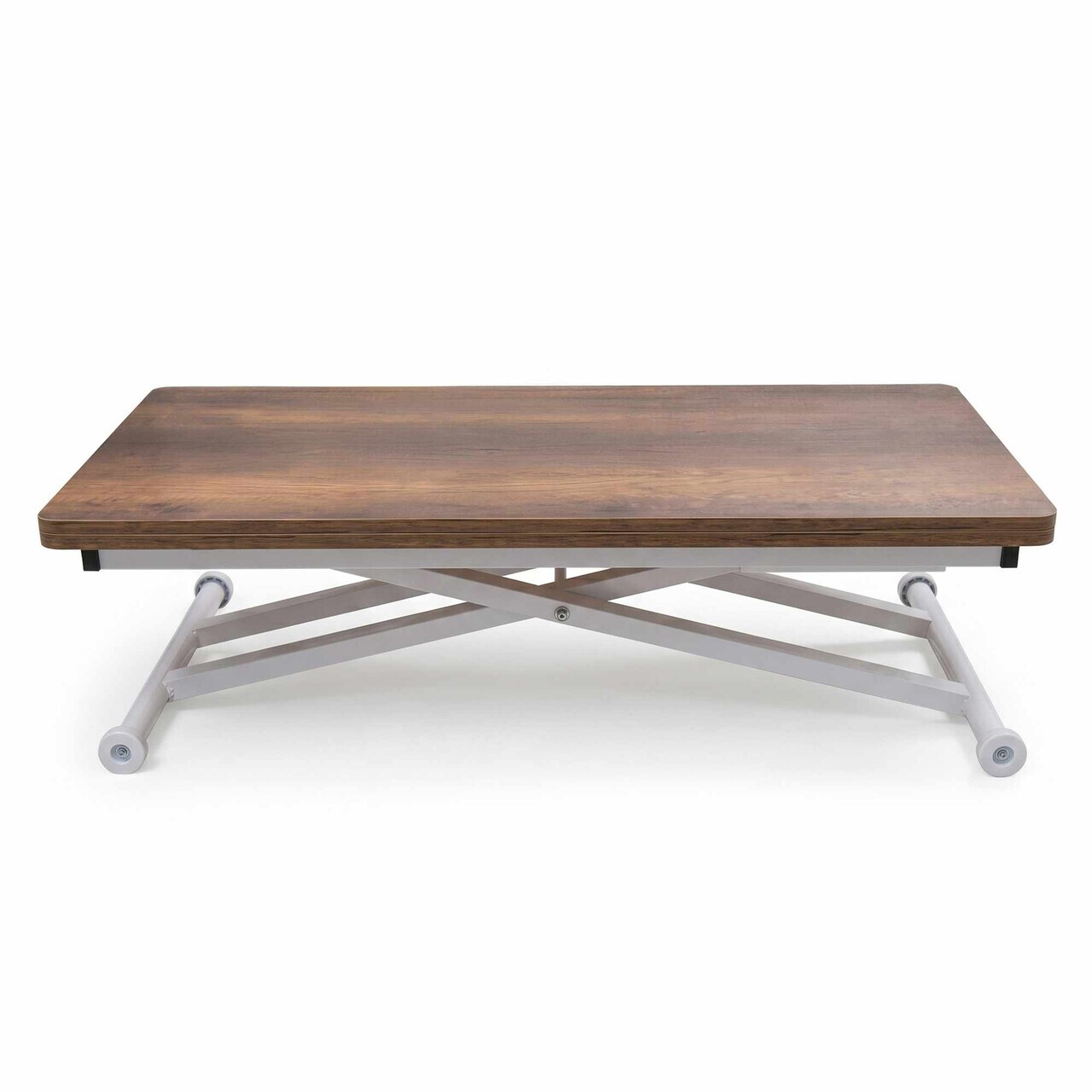 Masuta de cafea, Hanah Home, Home Ext, MDF, Nuc/Alb — imaginea 5