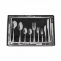 Set tacamuri 68 piese New York, Heinner Home, inox, argintiu