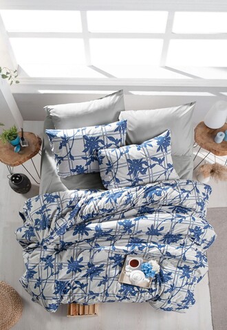 Lenjerie de pat pentru o persoana Single XL (DE), Lily, Life Style, Bumbac Ranforce Life Style
