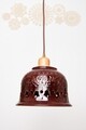 Lustra Radacini Laleaua ciocolatie, Deco Republic, E27, 1x60W, ceramica autentica Corund