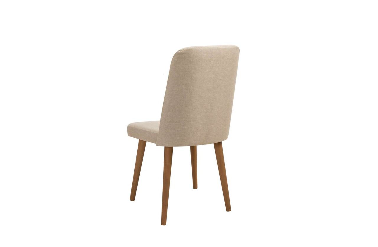 Scaun, Hanah Home, Vina 1005, 47x90x44 cm, PAL, Nuc / Crem - view 3