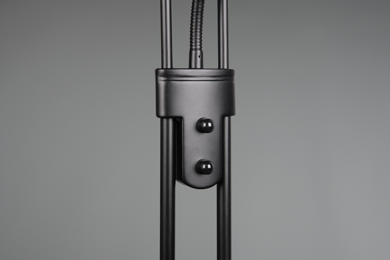 Lampadar Spock, RL, 25x180 cm, 19W / 5W, 2x SMD, metal, negru mat - imagine 4